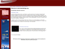 Tablet Screenshot of haematology.org